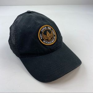 Joya de Nicaragua Cigar Snapback Mesh Black Hat